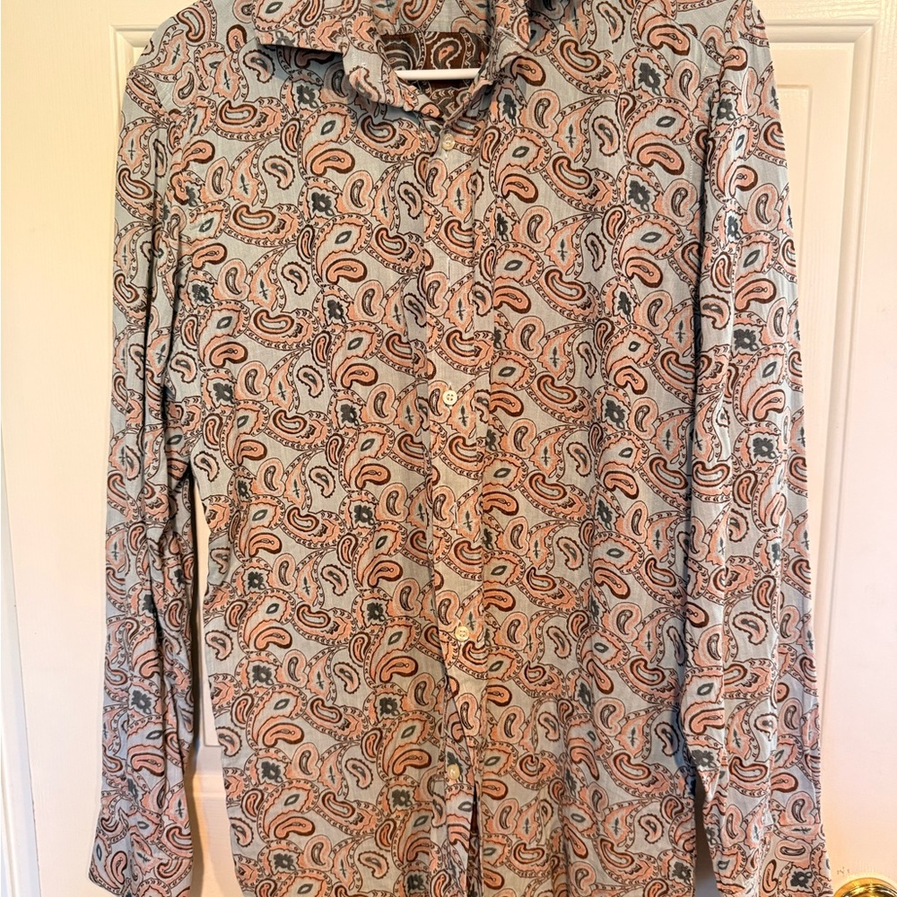 Etro Multicolor Paisley Men's Shirt